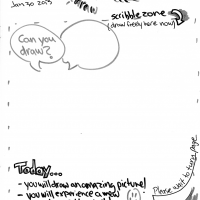 Learning to see - The scribble zone