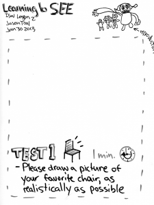 Learning to see - Draw from your imagination